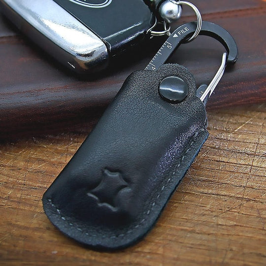 True Utility simply means ‘Really Useful’. Our collection of pocket tools are all about making sure you’re ready for whatever, while still being able to live light. The FIXR cleverly conceals 20 essential tools within its real leather pouch. The FIXR provides you with a remarkable array of essential tools; including screwdrivers and wrenches, a pry bar, file, bottle opener, and even a hidden cutter and wire stripper.