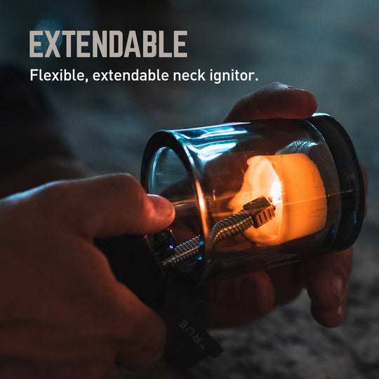 lighter with bendable and extendable neck