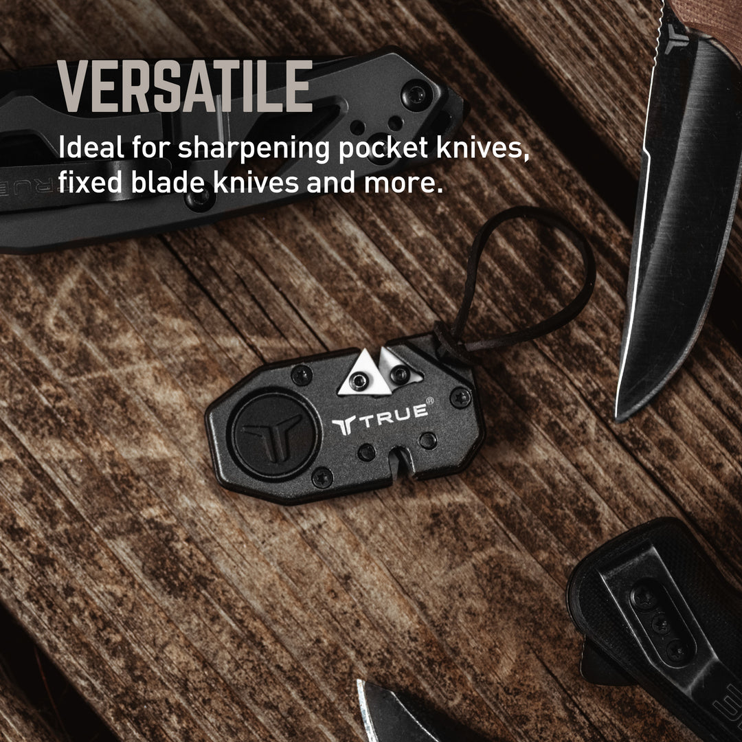 edc keychain knife sharpener