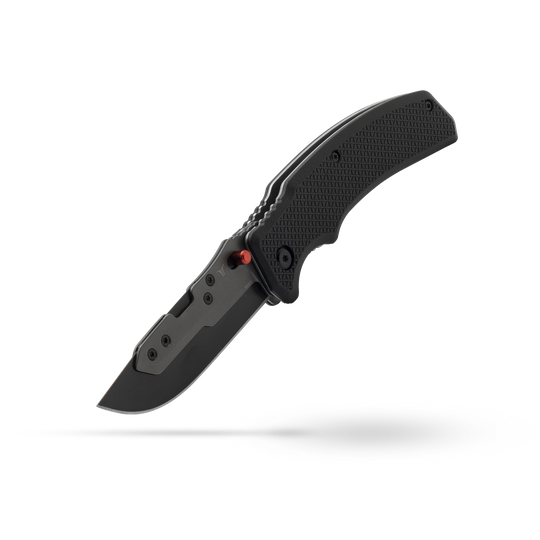 folding knife with curved blade