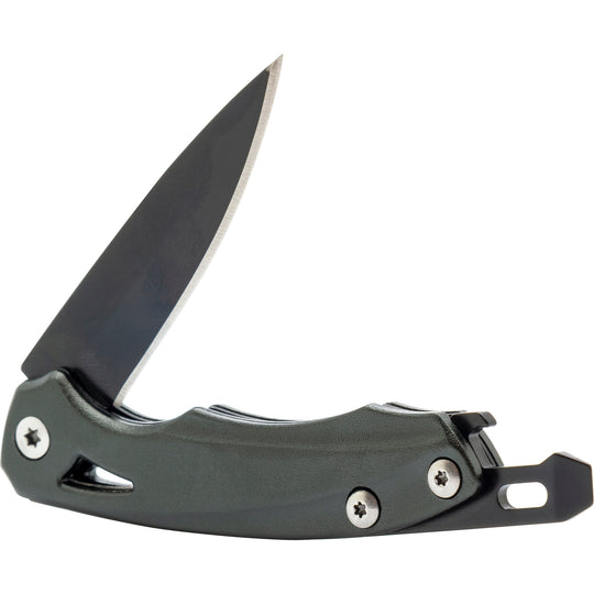 Knife with bottle opener for camping